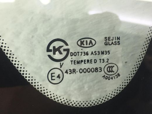 Стекло в кузов заднее правое KIA SOUL 2015-2019 87820-B2010, 87820-B2010, A