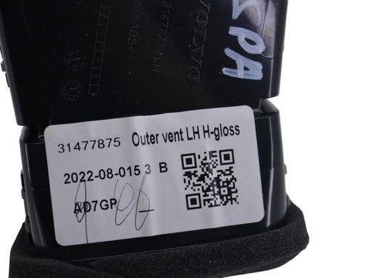 Дефлектор воздушный передний левый VOLVO S60 SPA 2019-2024 31477875, 31477875, A