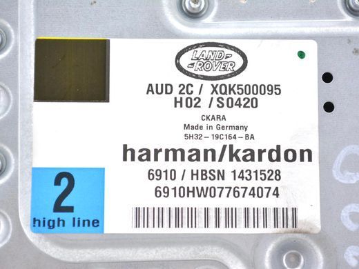Аудиоусилитель LAND ROVER RANGE ROVER SPORT L320 2005-2009 XQK500095, XQK500095, A