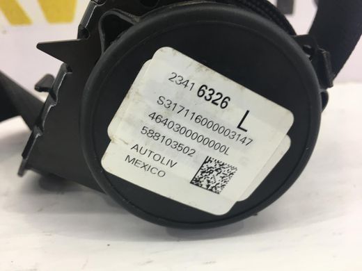 Ремінь безпеки задній лівий GMC ACADIA 2016-2019 23416326, 23416326, A