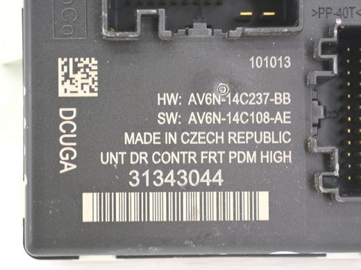 Блок управління дверей передній правий VOLVO S60 Y20 2013-2018 31343044, 31343044, A