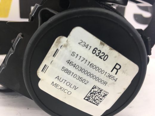 Ремінь безпеки задній правий GMC ACADIA 2016-2019 23416320, 23416320, A
