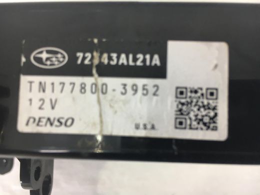 Блок управління SUBARU OUTBACK B15 2015-2019 (кондиціонером) 72343AL21A, 72343AL21A, A