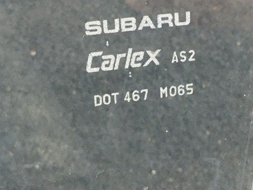 Скло дверей заднє ліве SUBARU LEGACY BN 2015-2018 62011AL01A, 62011AL01A, A