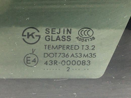 Скло в кузов заднє праве OPEL ANTARA 2010-2017 25960277, 25960277, A
