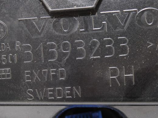 Карта дверей задня права VOLVO S90 SPA 2016-2020 (31393233) 39837645, 39837645, B