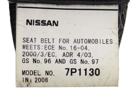 Ремінь безпеки задній лівий правий NISSAN NAVARA D40 2005-2010 88844EB40B, 88844EB40B, A