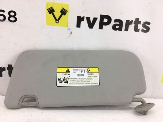 Козирьок сонцезахисний правий KIA SOUL 2015-2019 85220B2240EQ, 85220B2240EQ, A