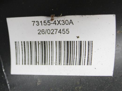 Рейлінг даху лівий NISSAN NAVARA D40 2005-2010 731554X30A, 731554X30A, B