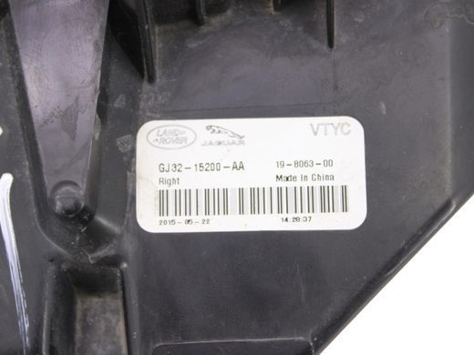 Ліхтар протитуманний передній правий LAND ROVER RANGE ROVER EVOQUE L538 2015-2018 (LR043663) GJ3215200AA, GJ3215200AA, B